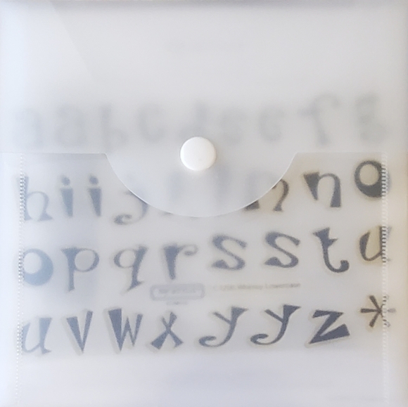 Close To My Heart Whimsy Lowercase Clear Acrylic Stamps - Picture 2 of 3